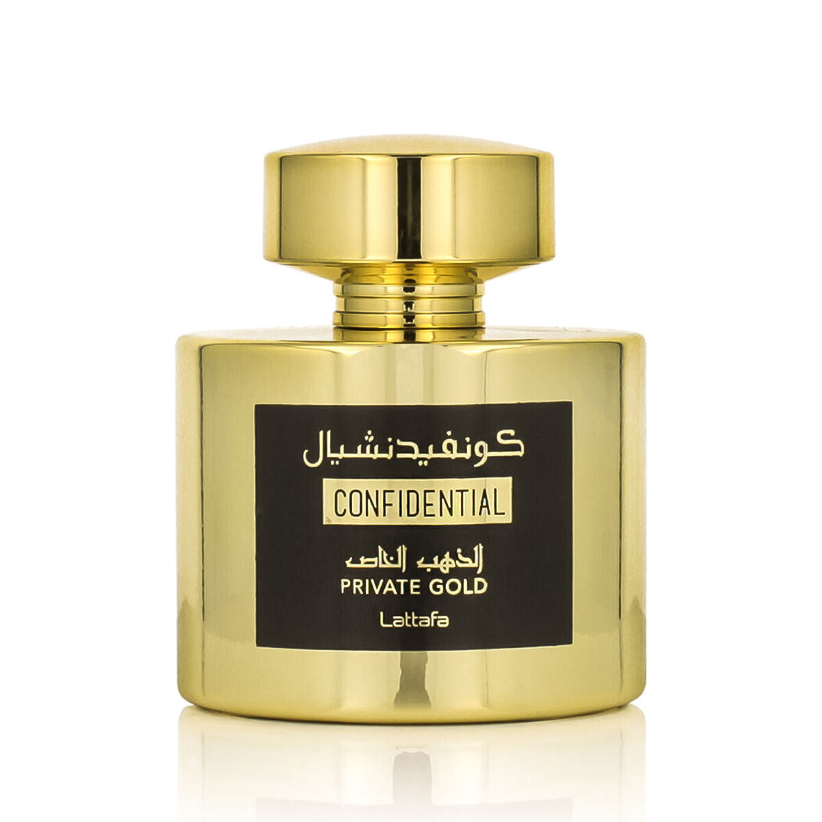 Unisex Perfume Lattafa CONFIDENTIAL PRIVATE GOLD product packaging