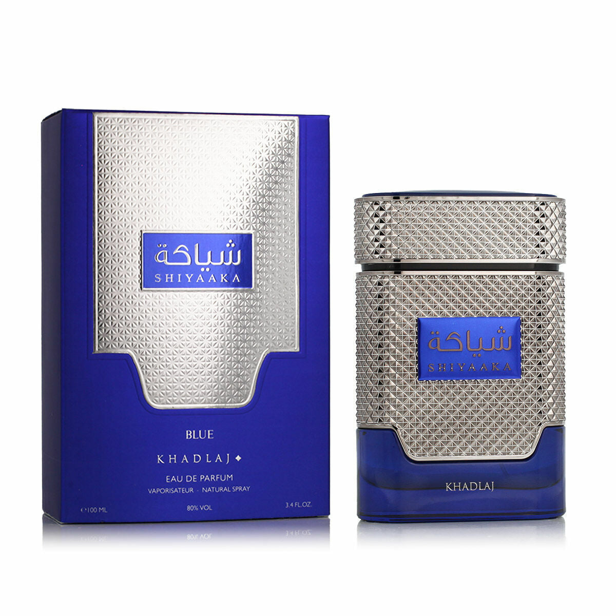 Women's Perfume Khadlaj SHIYAAKA BLUE 100 ml product packaging