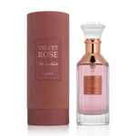 Women's Perfume Lattafa VELVET ROSE for Women product packaging