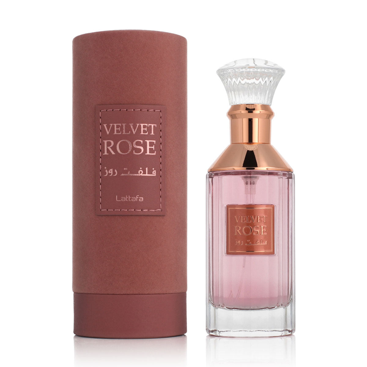 Women's Perfume Lattafa VELVET ROSE for Women product packaging