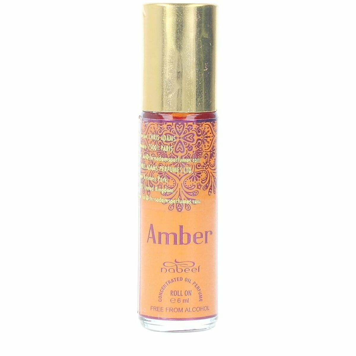 Unisex Perfume Nabeel AMBER product packaging