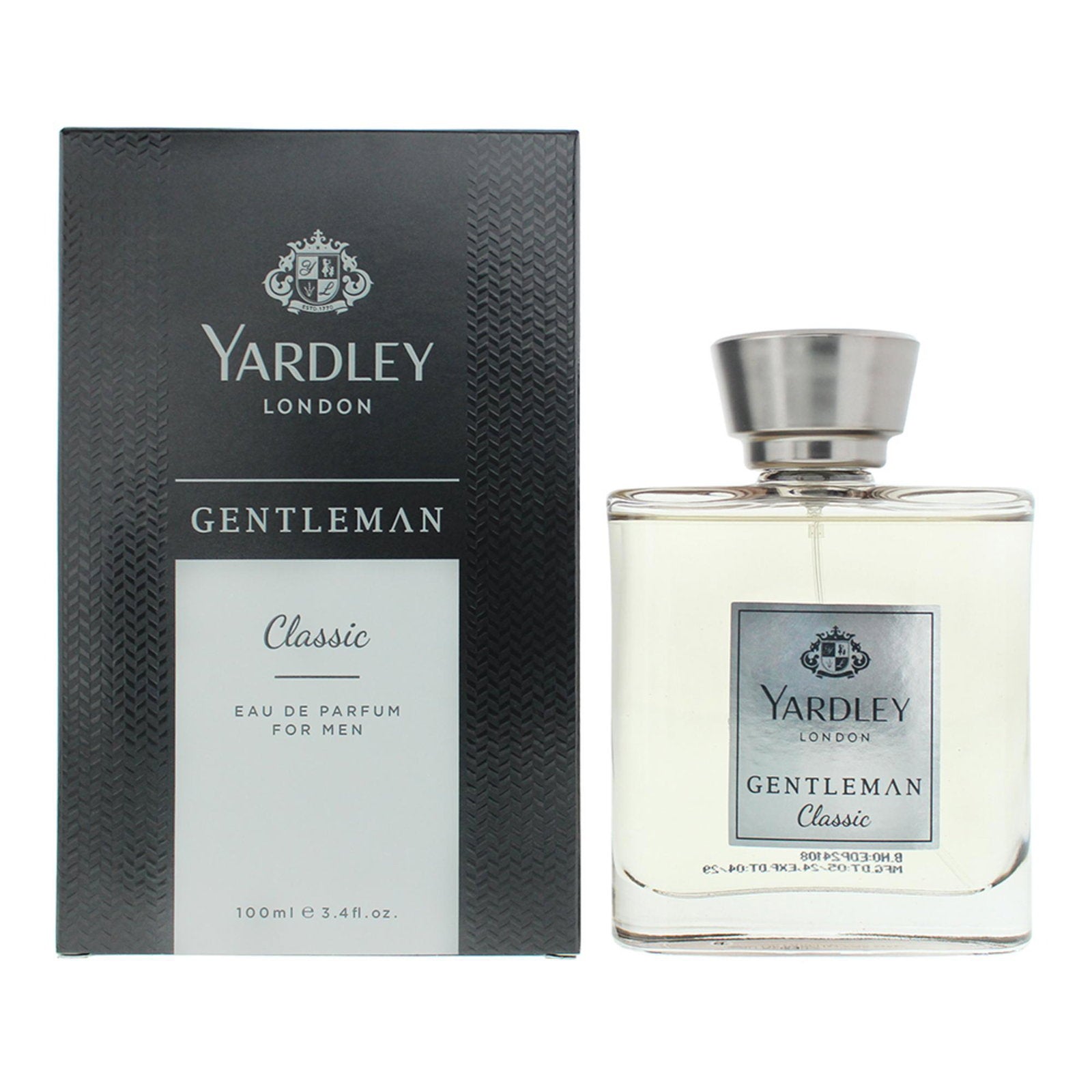 Yardley, Gentleman Classic, Eau De Parfum, For Men, 100 ml
