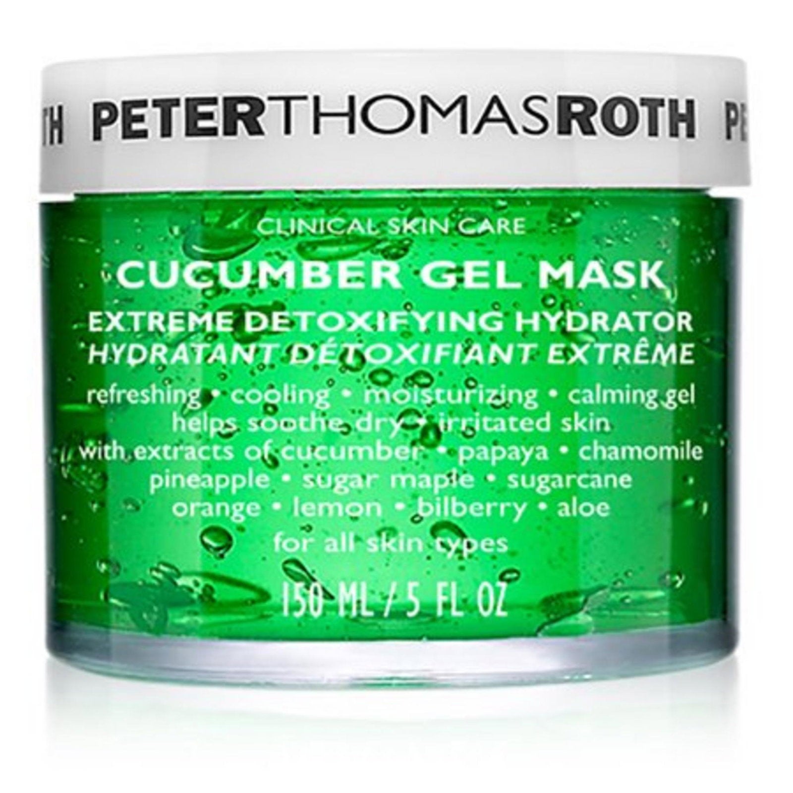 Peter Thomas Roth, Cucumber De-Tox, Soothing, Gel Mask, Face, 150 ml