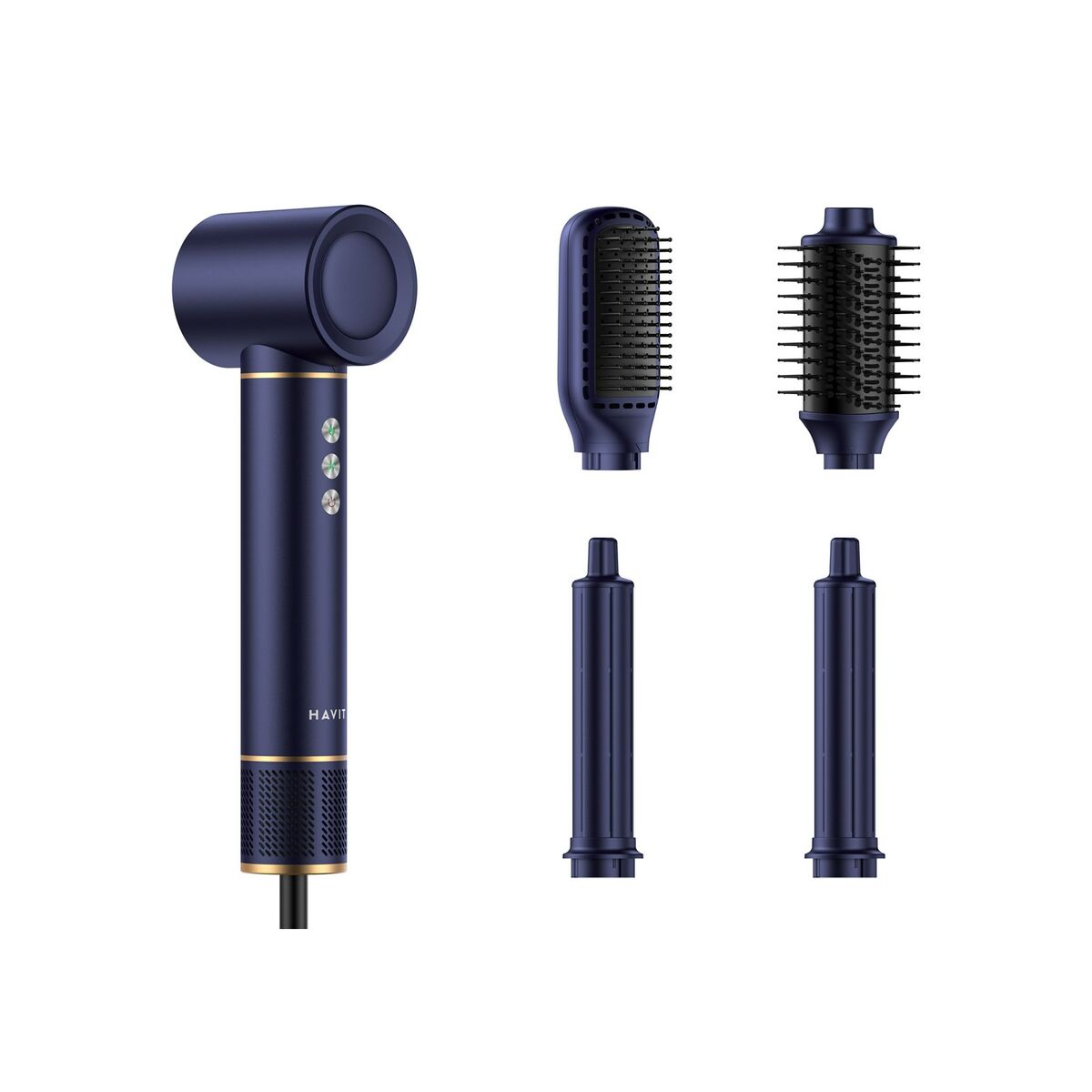 Hairdryer Havit HD634-EU Blue 1300 W product packaging