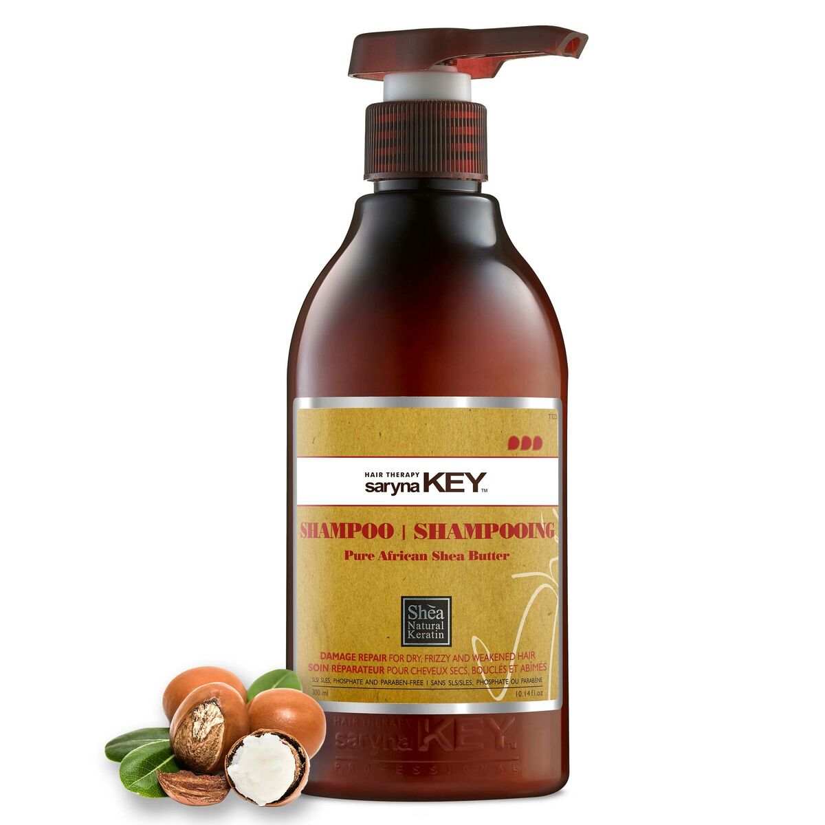 Shampoo DAMAGE REPAIR 300 ml for Women shampoo bottle