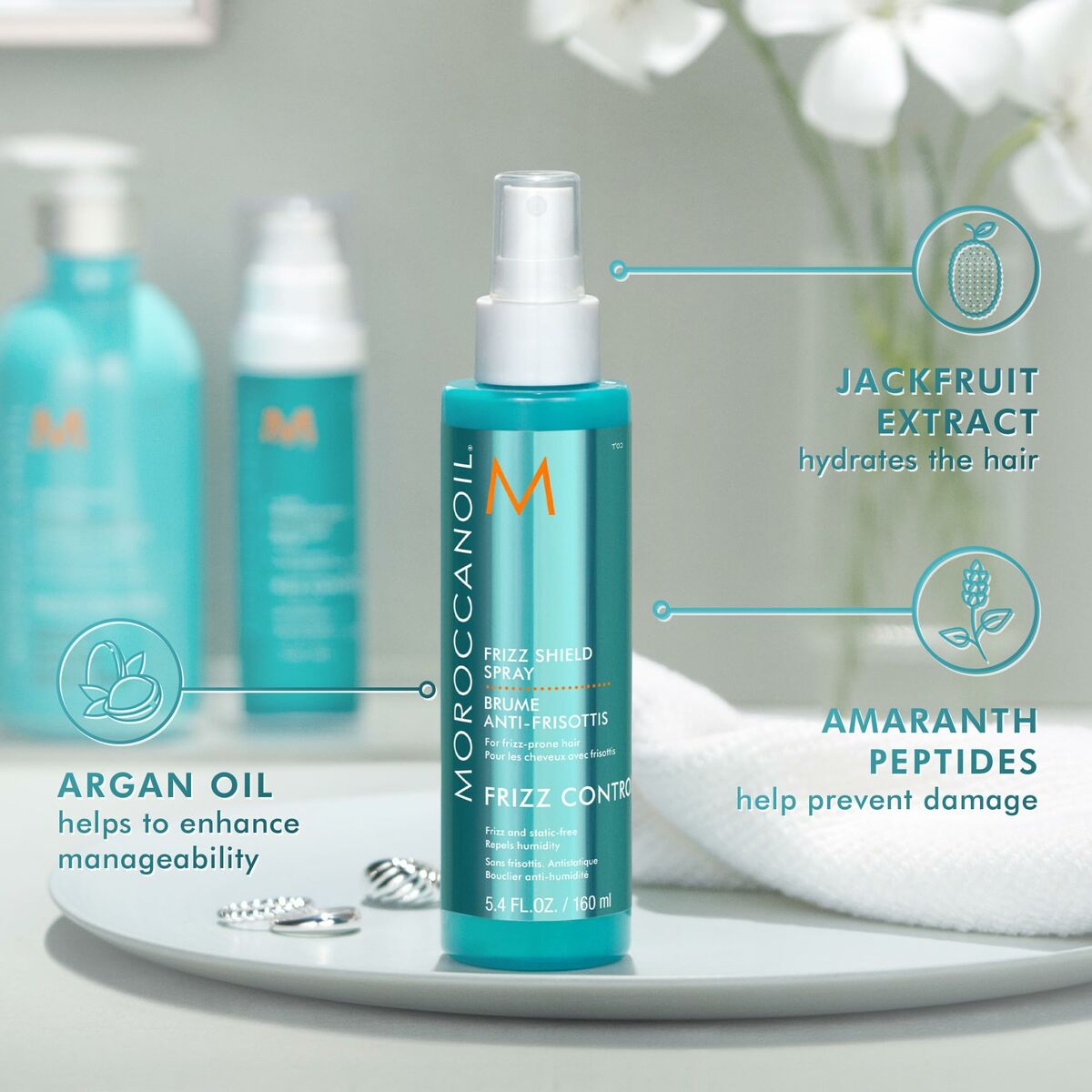 Anti-Frizz Spray Moroccanoil Frizz Shield 160 ml product packaging
