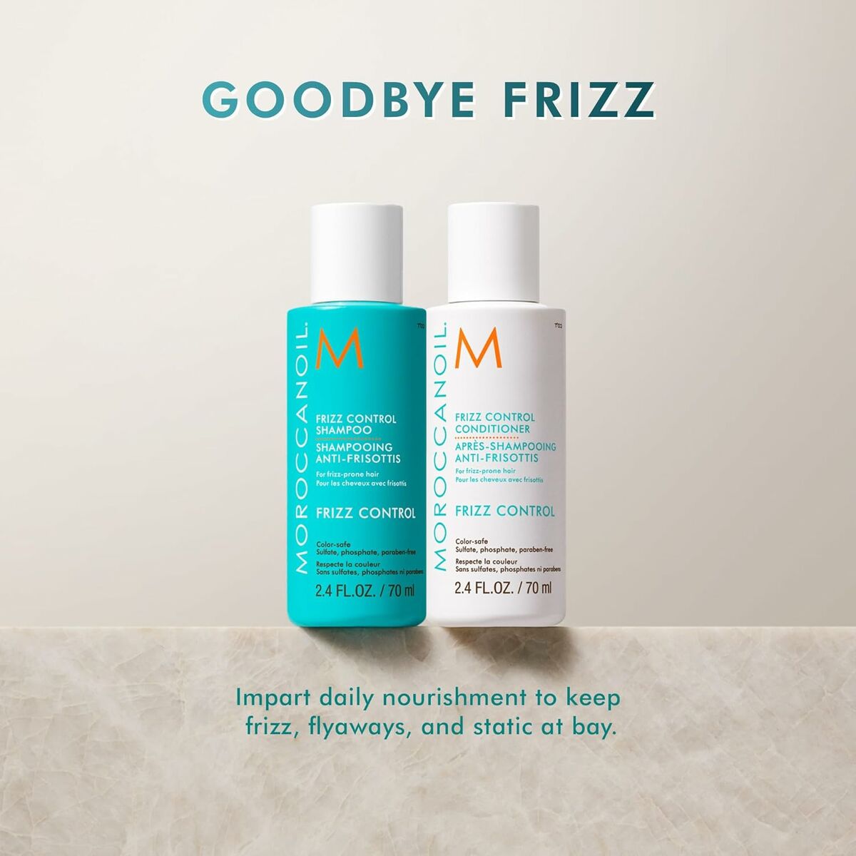 Shampoo Moroccanoil shampoo bottle