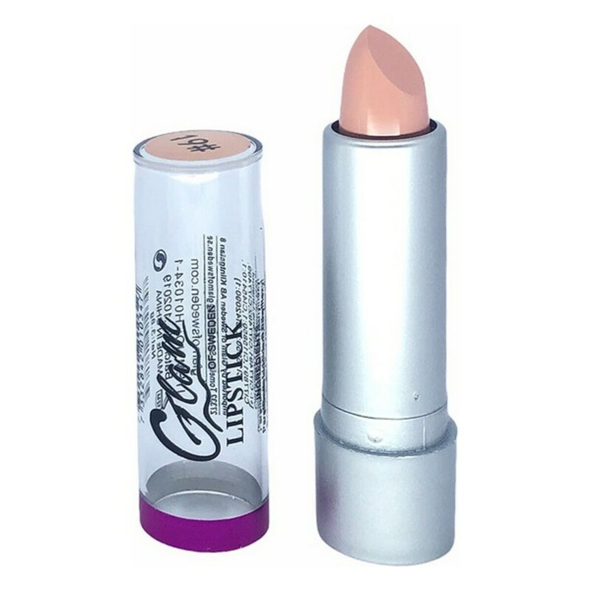 Lipstick Silver Glam Of Sweden (3,8 g) 19-nude makeup packaging 3.8 g