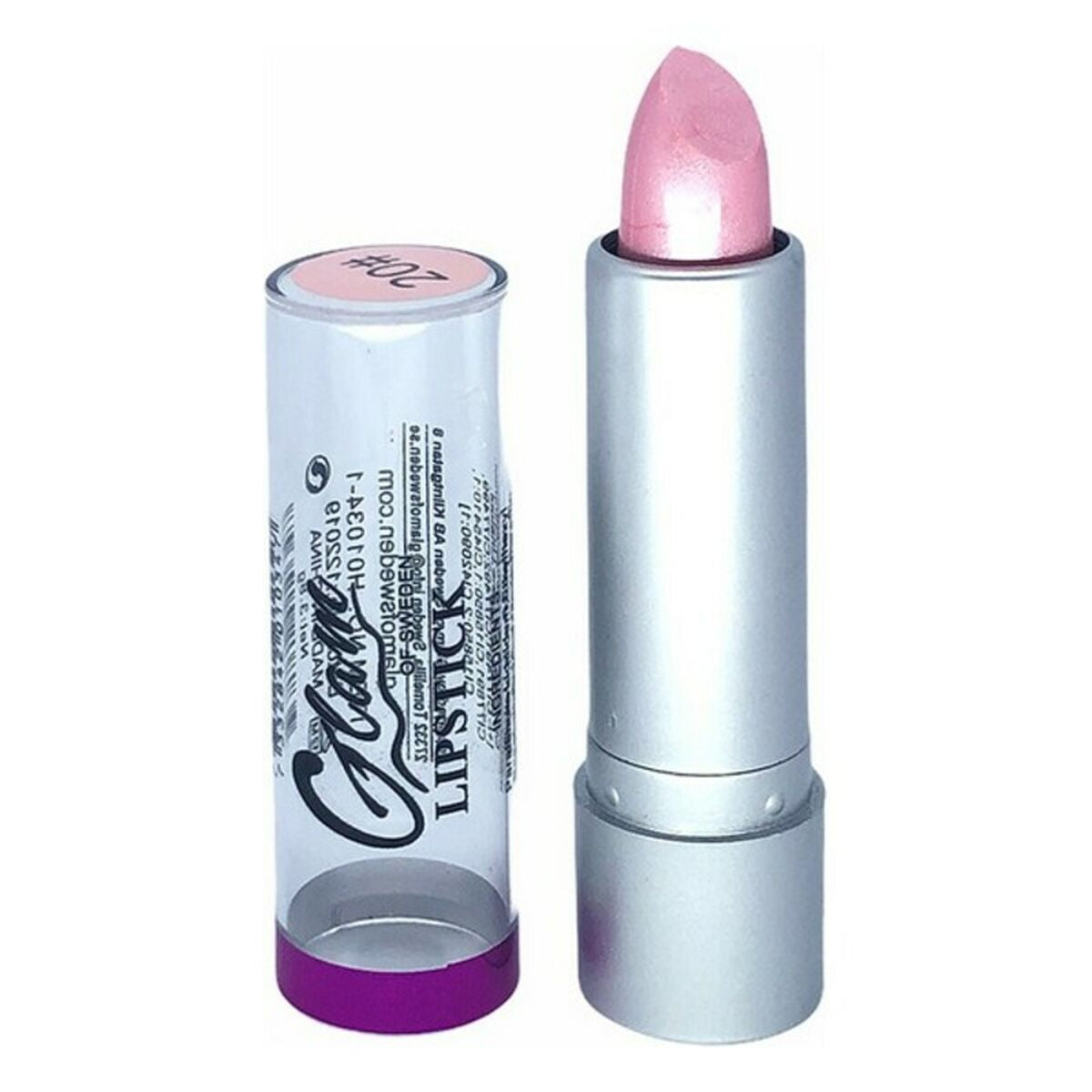 Lipstick Silver Glam Of Sweden (3,8 g) 20-frosty pink makeup packaging 3.8 g