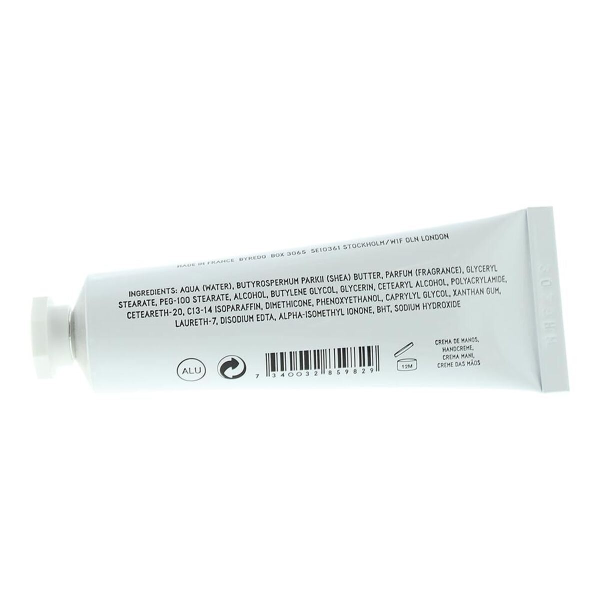 Moisturising Foot Cream Byredo MOJAVE GHOST 30 ml skincare packaging