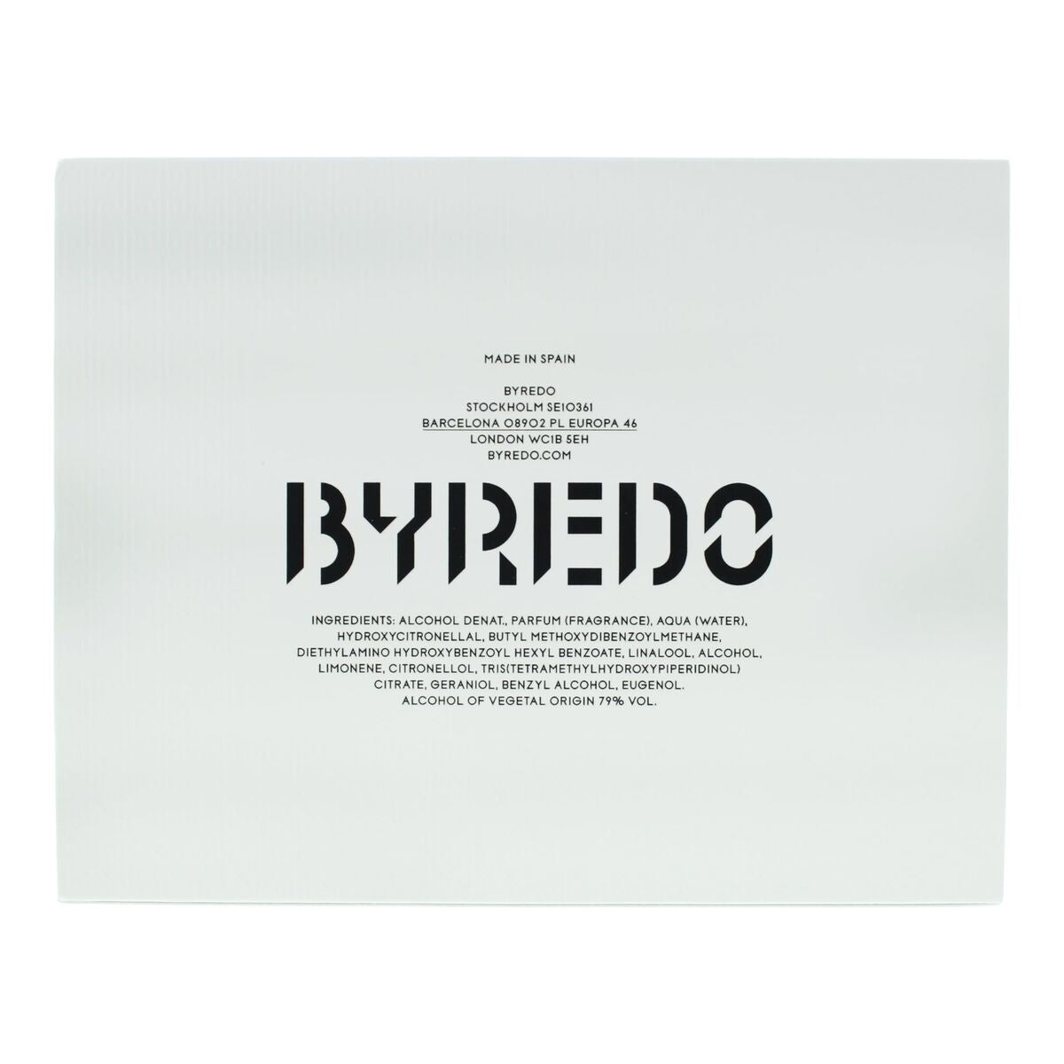 Women's Perfume Byredo ROSE OF NO MAN'S LAND 100 ml for Women product packaging