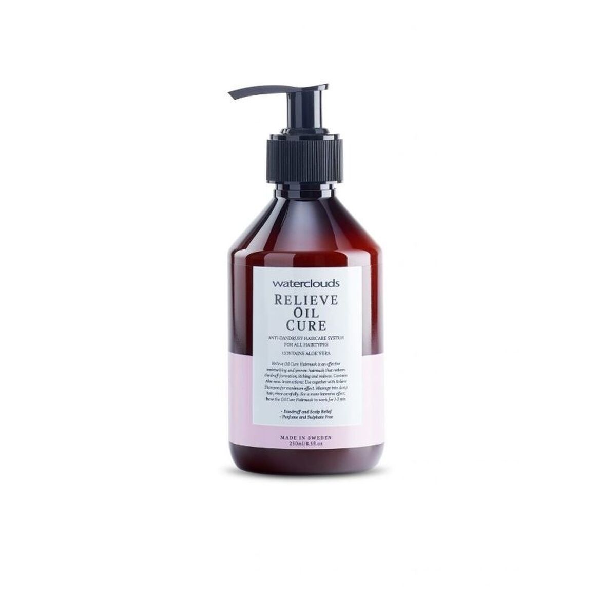 Hair Mask Waterclouds Relieve Oil Cure 250 ml Anti-dandruff hair mask packaging