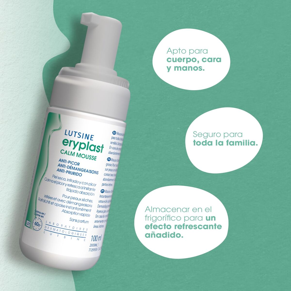 Soothing Balsam for Itching and Irritated Skin Lutsine ERYPLAST CALM 100 ml product packaging