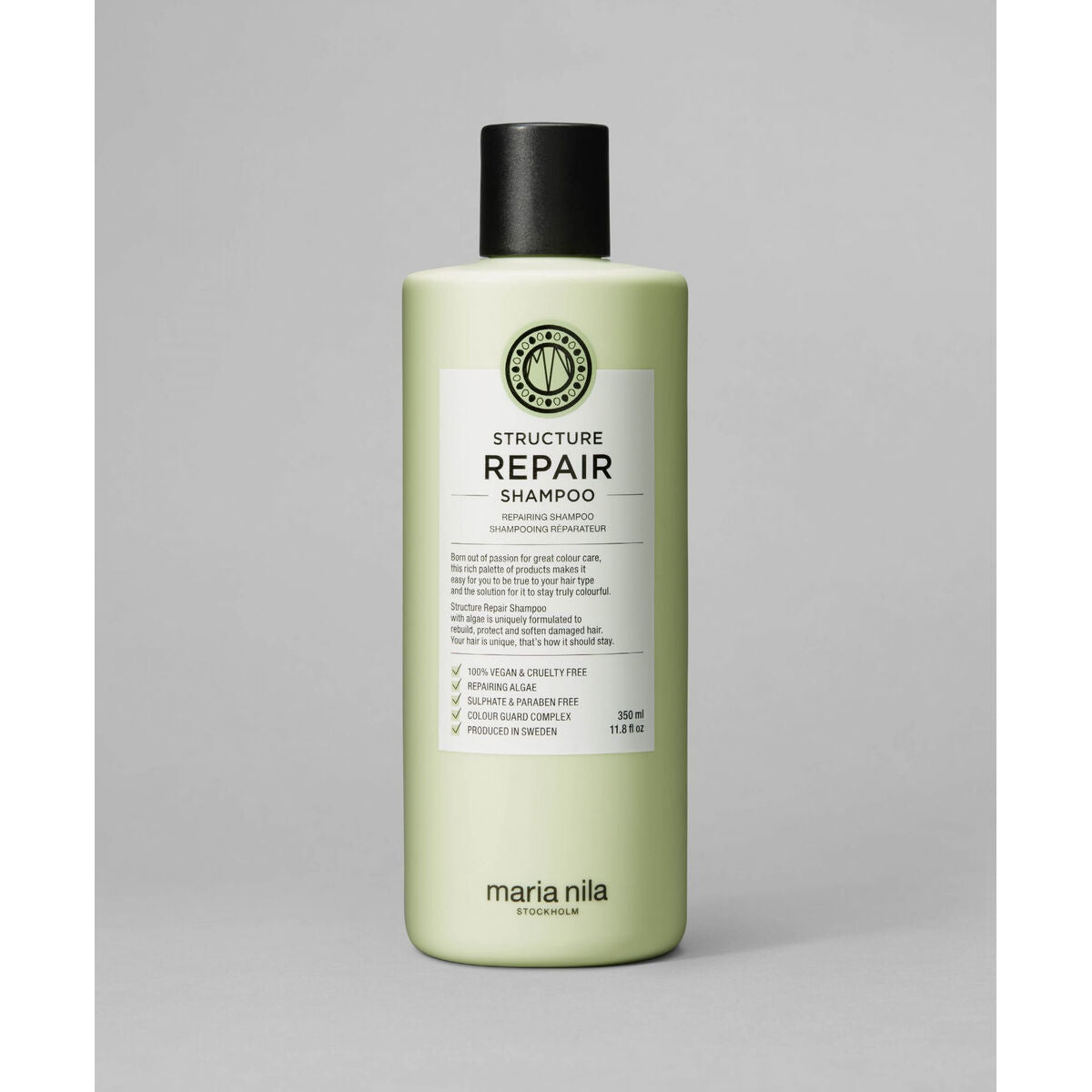 Shampoo Maria Nila STRUCTURE REPAIR 350 ml for Women shampoo bottle