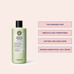 Shampoo Maria Nila STRUCTURE REPAIR 350 ml for Women shampoo bottle