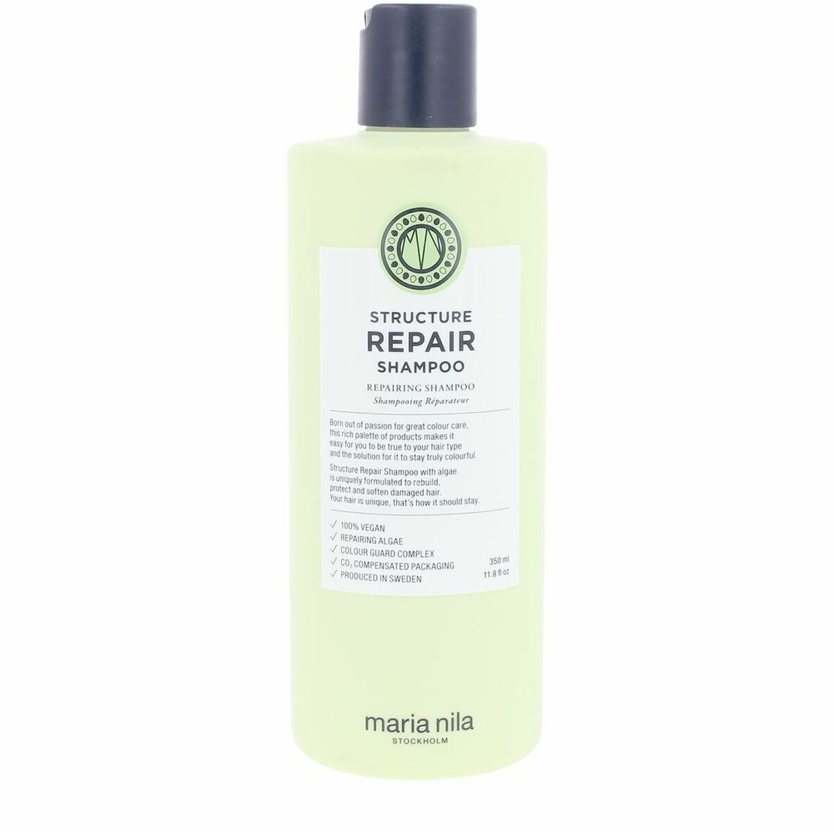 Shampoo Maria Nila STRUCTURE REPAIR 350 ml for Women shampoo bottle