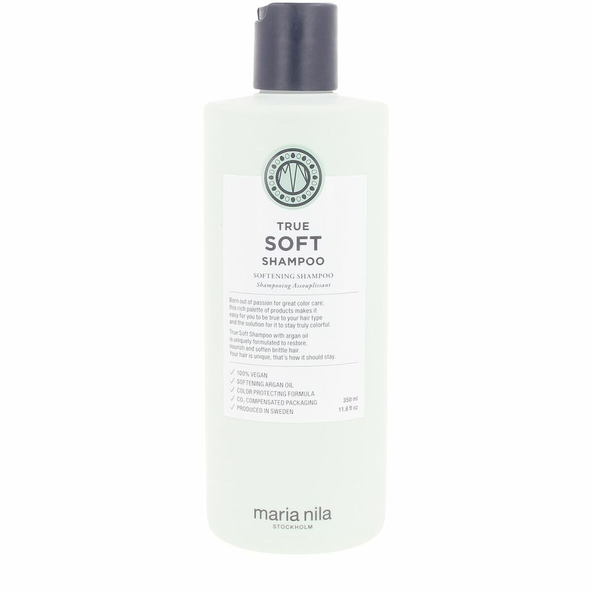 Shampoo Maria Nila TRUE SOFT 350 ml shampoo bottle