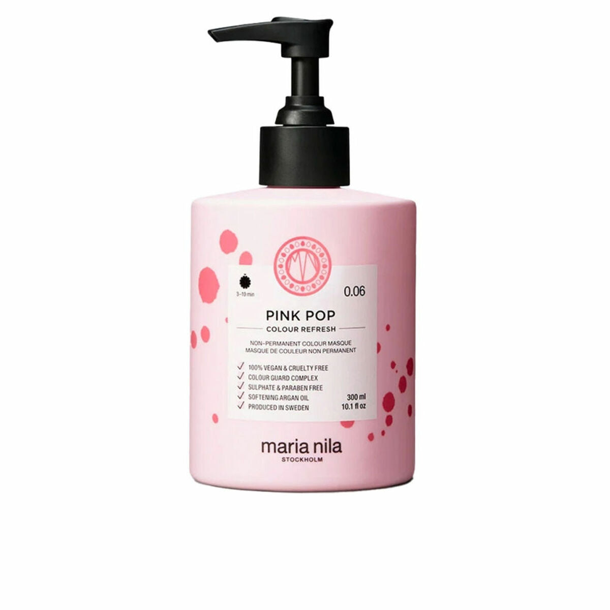 Semi-Permanent Tint Maria Nila COLOUR REFRESH Nº 0.06-Pink Pop 300 ml for Women product packaging
