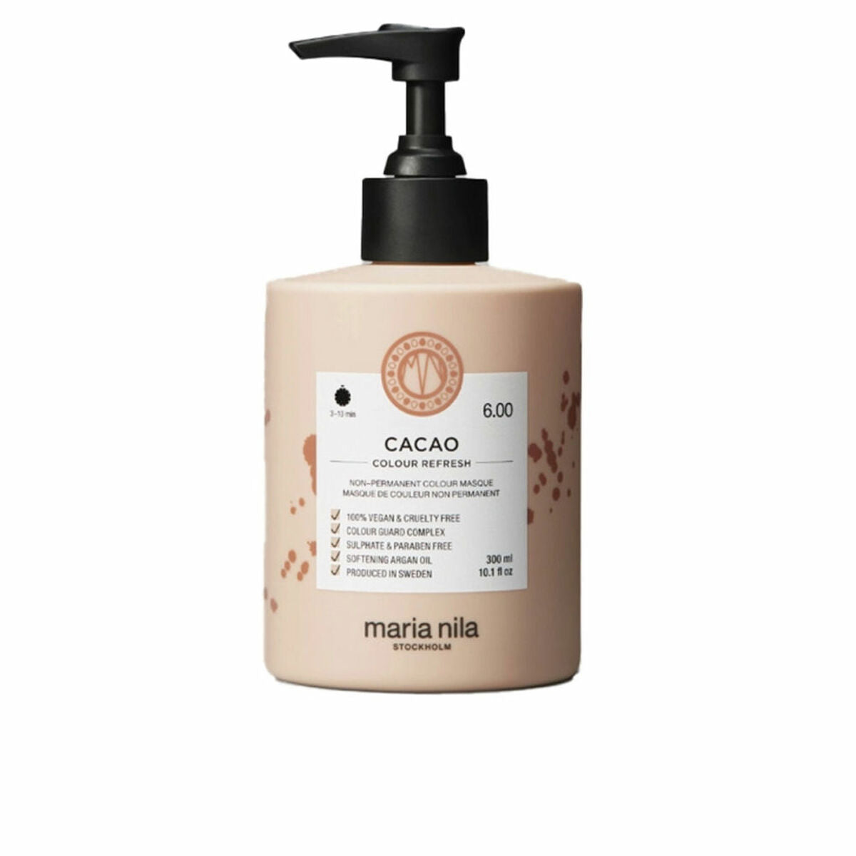Semi-Permanent Tint Maria Nila COLOUR REFRESH Nº 6.00-Cacao 300 ml for Women product packaging