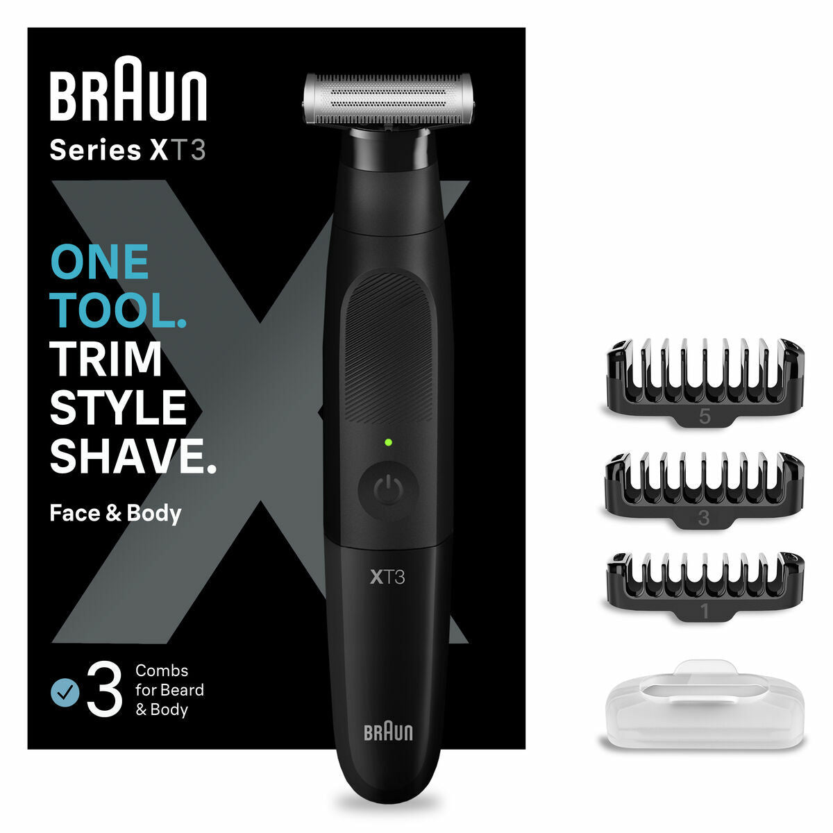 Hair clippers/Shaver Braun (3 Units) product packaging