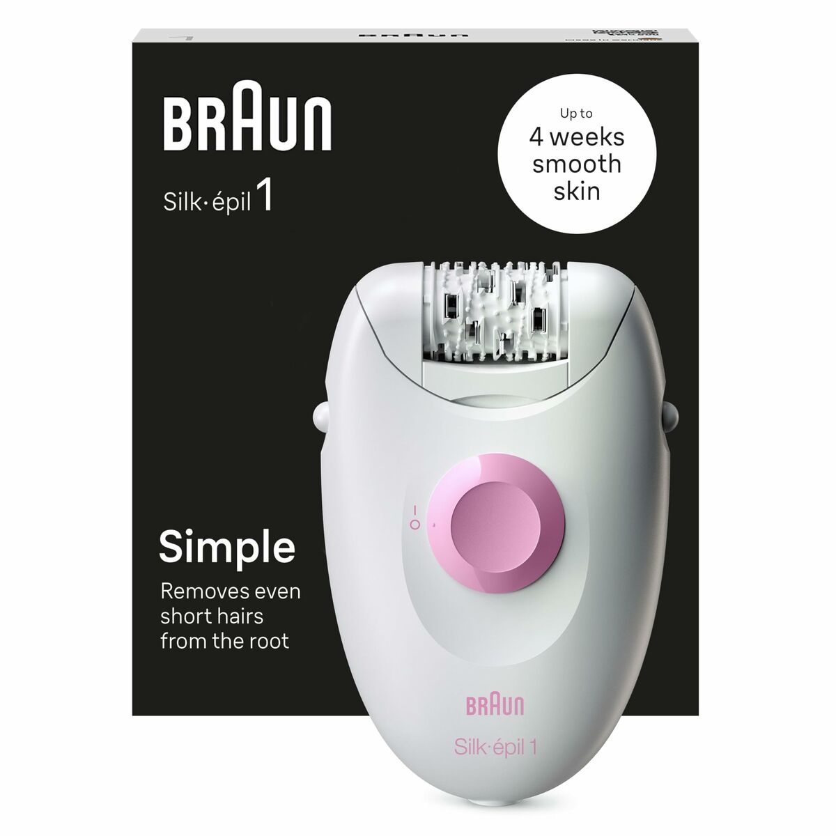 Electric Hair Remover Braun SE1-010 product packaging