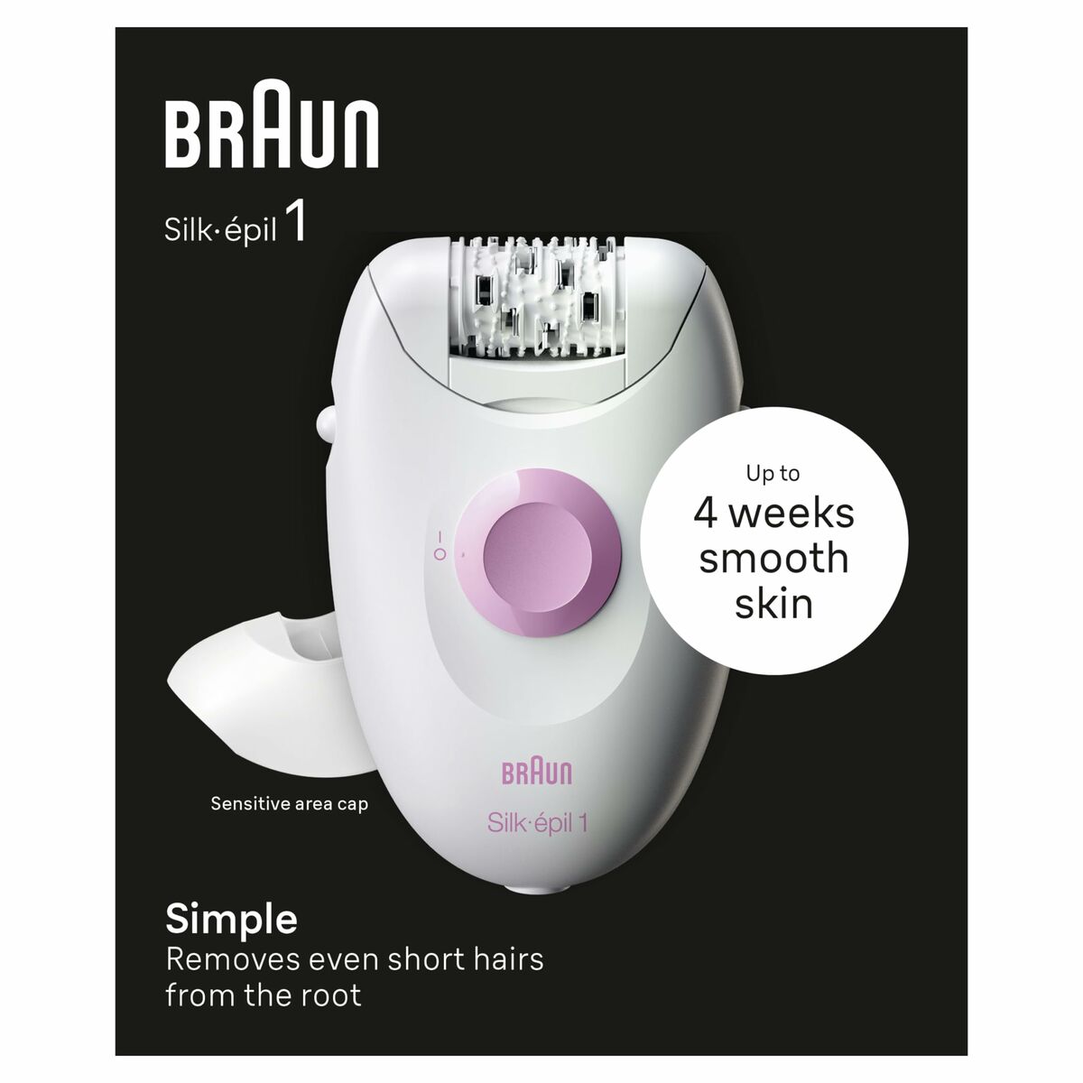 Electric Hair Remover Braun SE1-010 product packaging