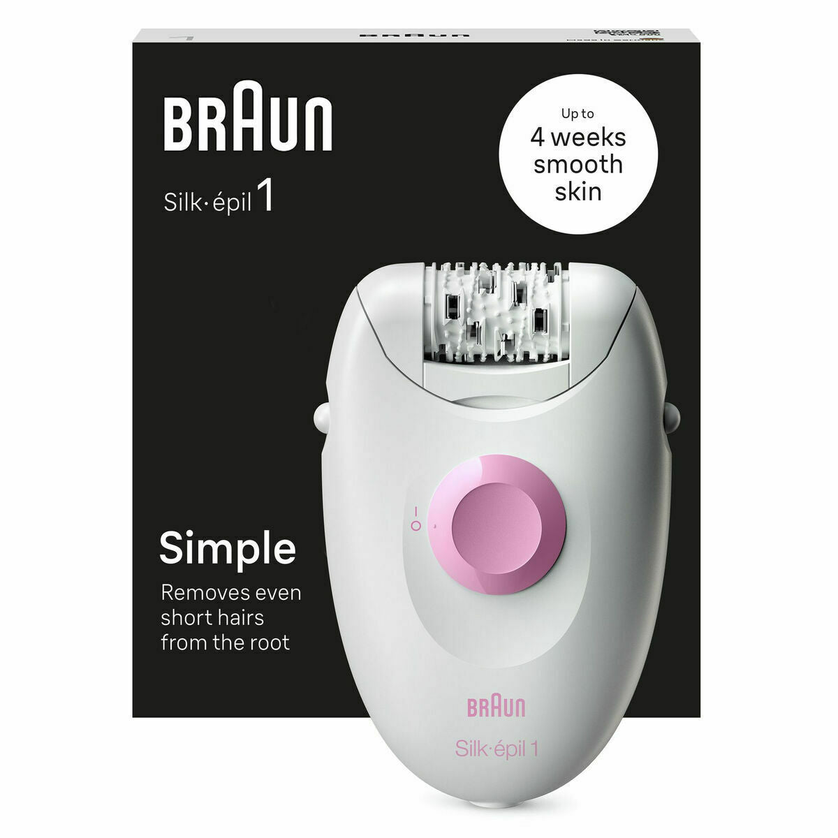 Electric IPL Hair Remover Braun product packaging