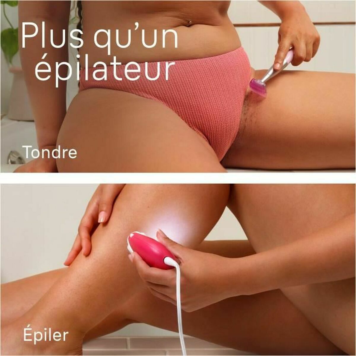 Electric Hair Remover Braun 3-202 Fuchsia product packaging