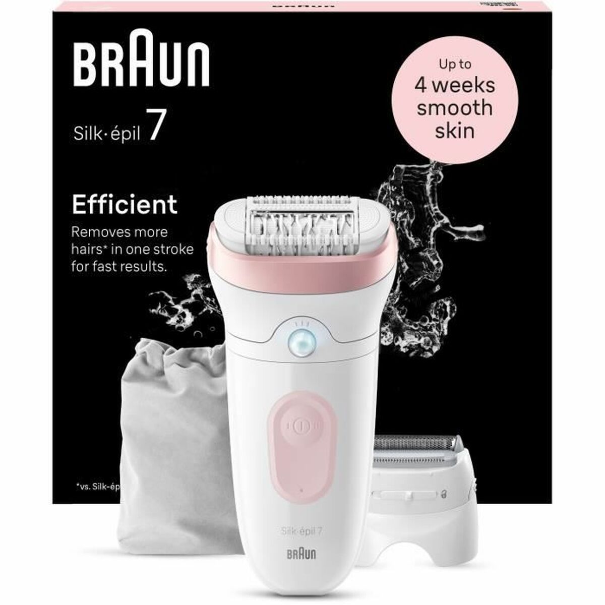 Electric Hair Remover Braun Silk-épil 7 7-030 product packaging