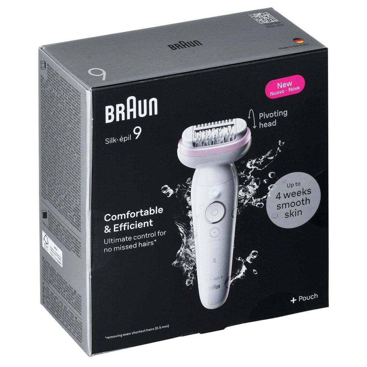 Electric Hair Remover Braun SES9000 product packaging