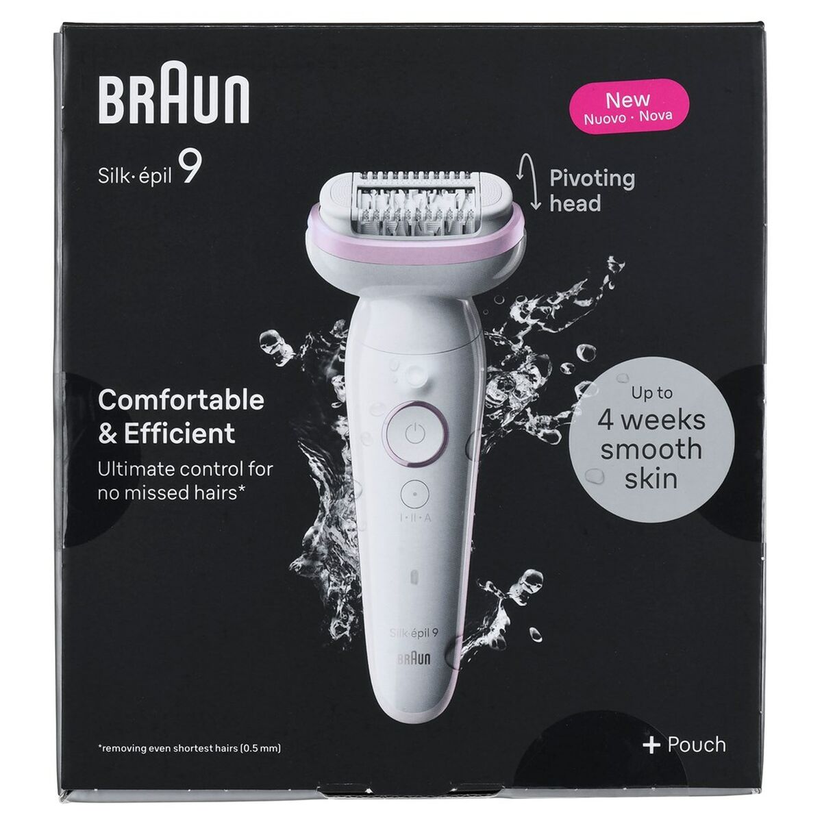 Electric Hair Remover Braun SES9000 product packaging