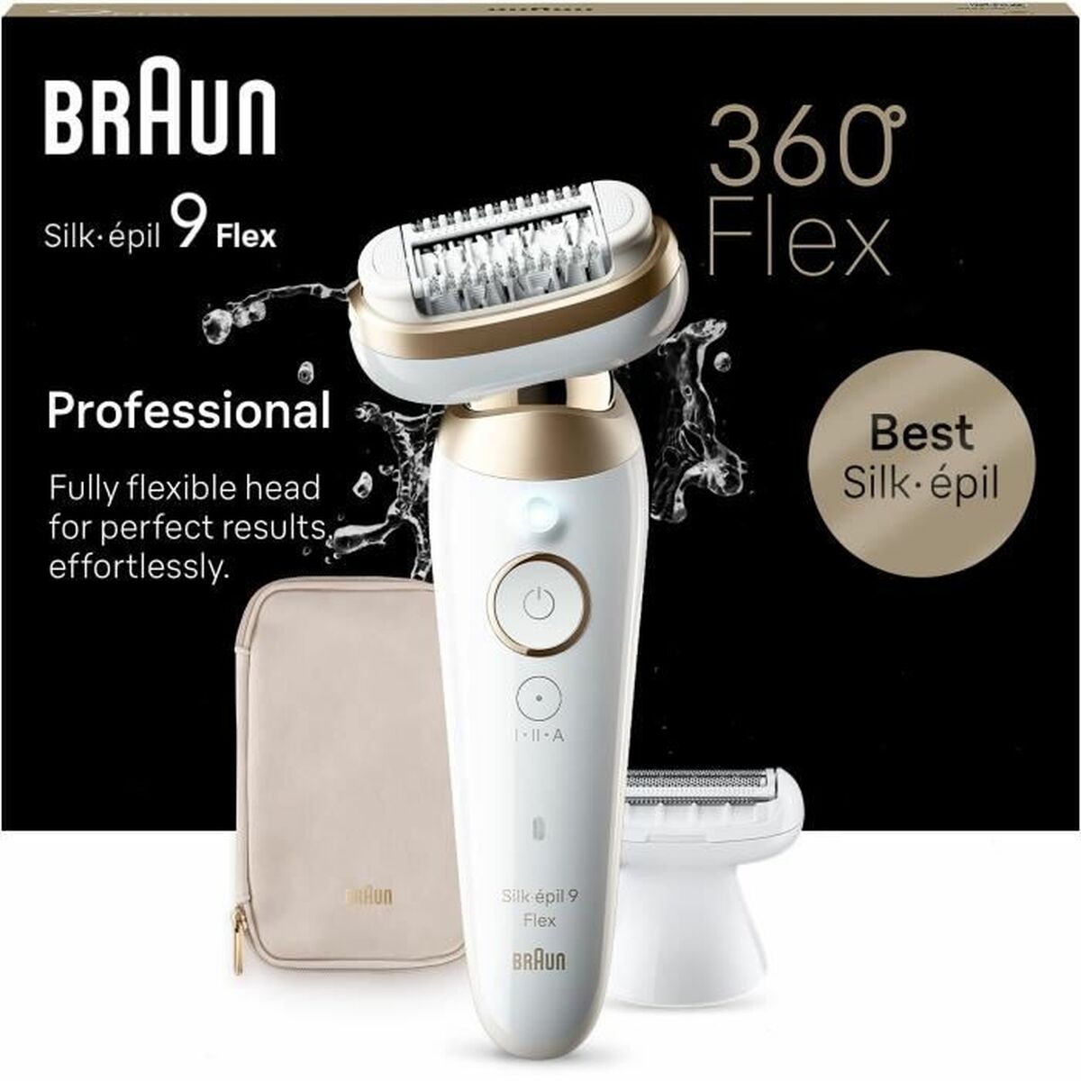 Electric Hair Remover Braun Flex 9-041 3D product packaging