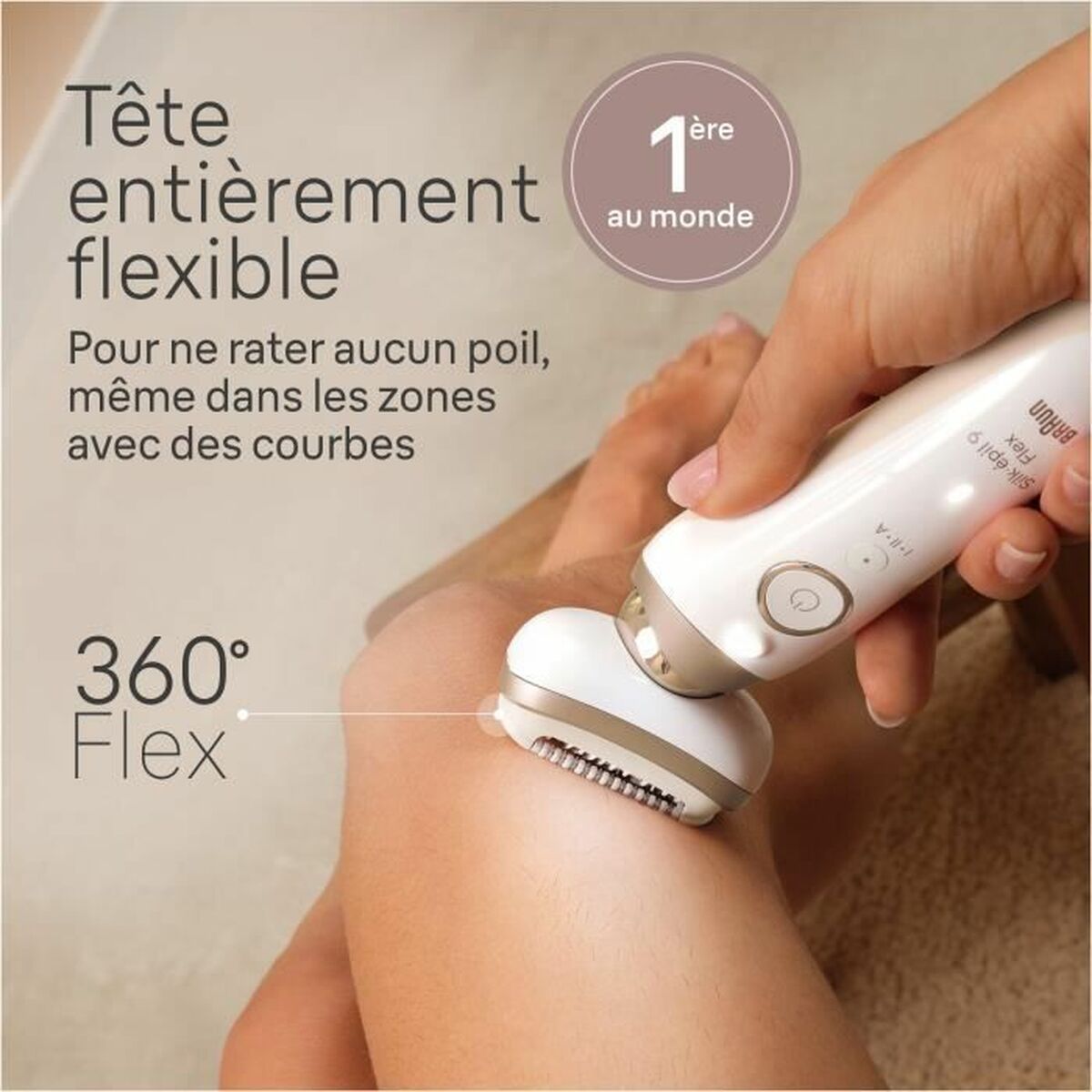Electric Hair Remover Braun Flex 9-041 3D product packaging