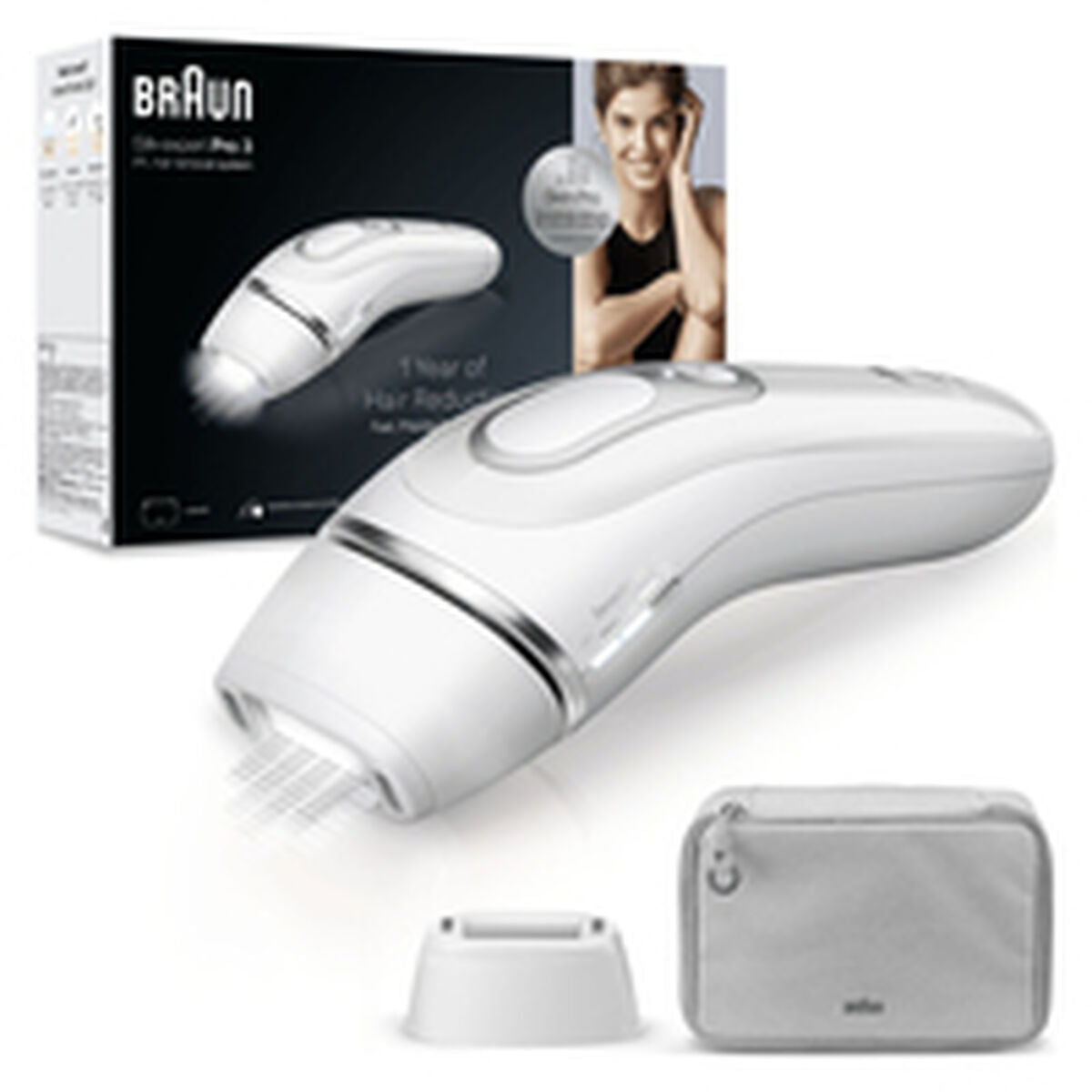 Electric Hair Remover Braun product packaging