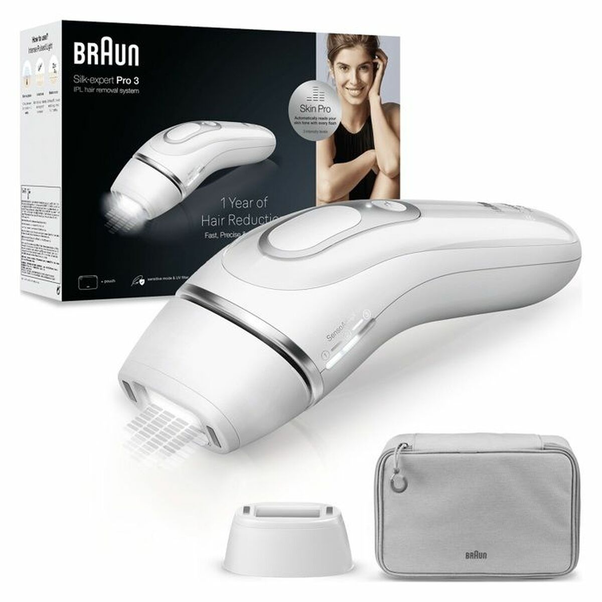 Electric Hair Remover Braun product packaging