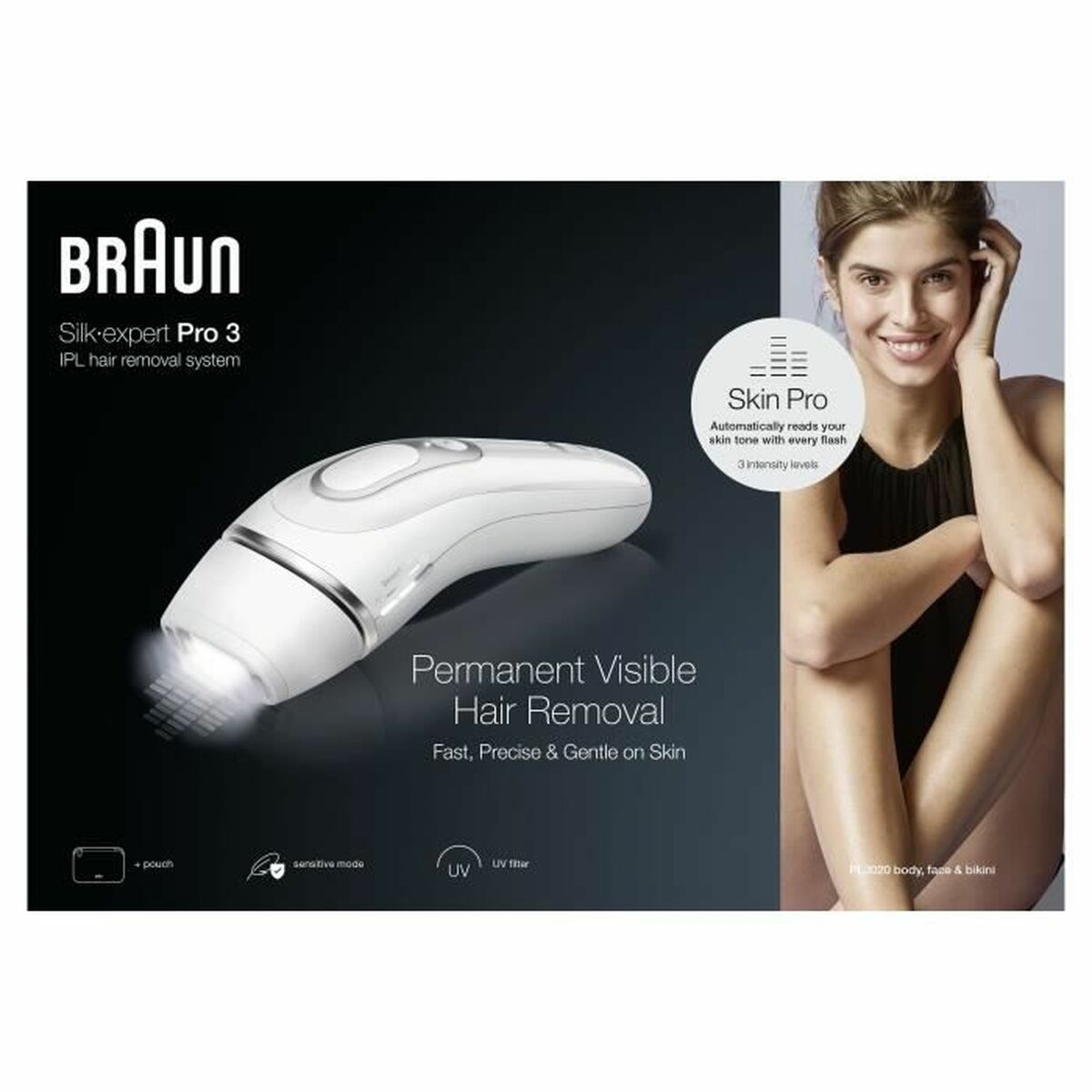 Electric Hair Remover Braun product packaging