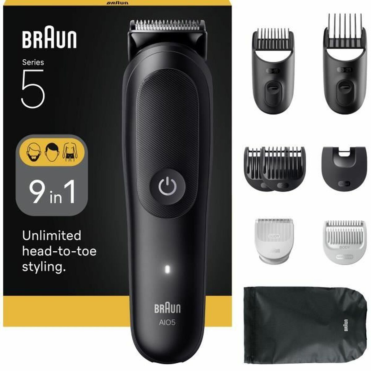 Hair Clippers Braun product packaging