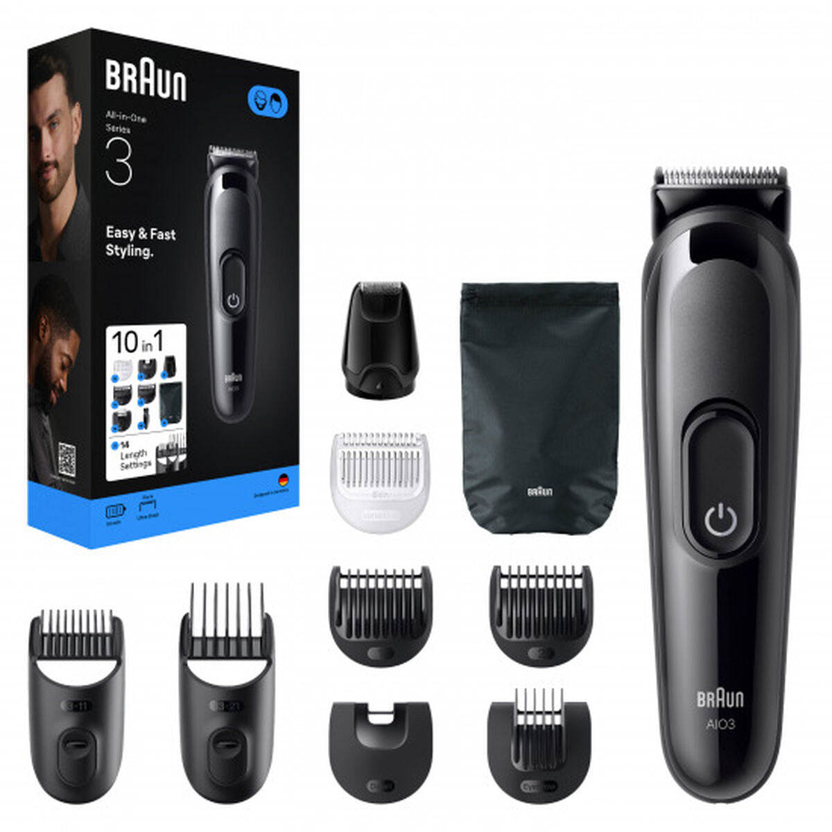 Hair Clippers Braun S3 ALL IN AIO3560 product packaging