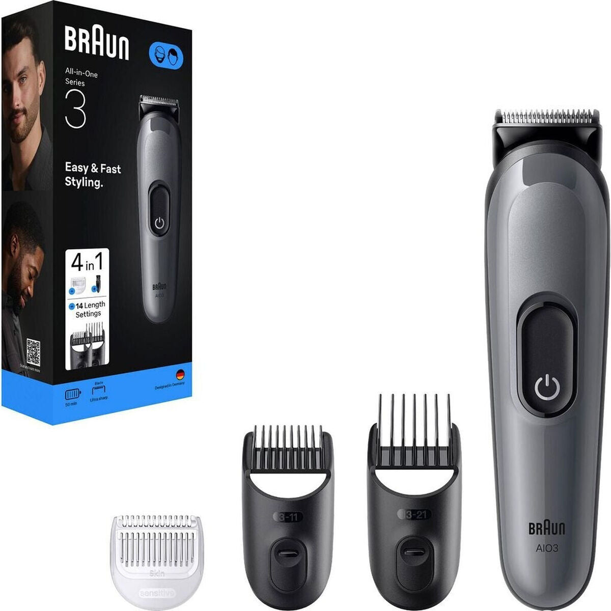 Body shaver Braun S3 GROCERY AIO3500 product packaging