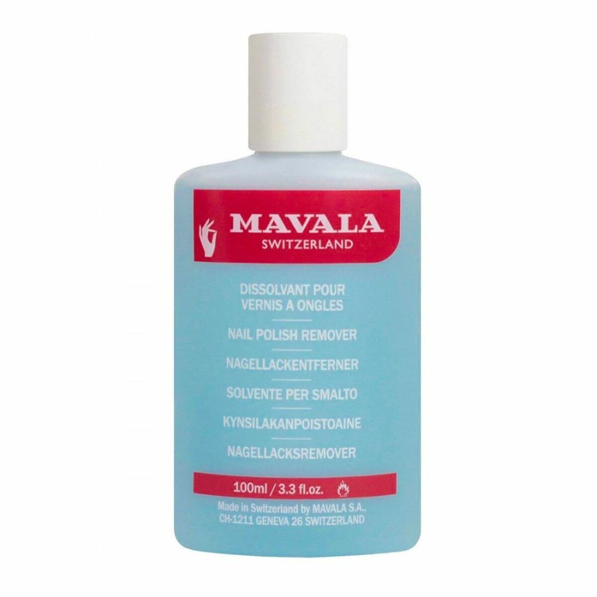 Nail polish remover Mavala -1 100 ml product packaging