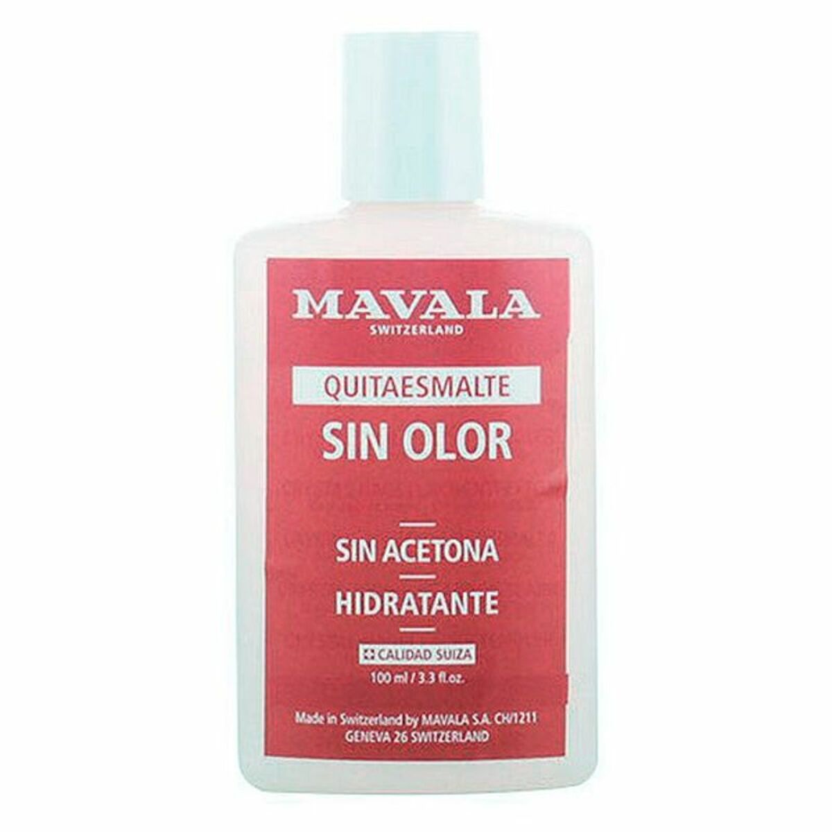 Nail polish remover Mavala Quitaesmalte Crystal 100 ml Acetone-free product packaging