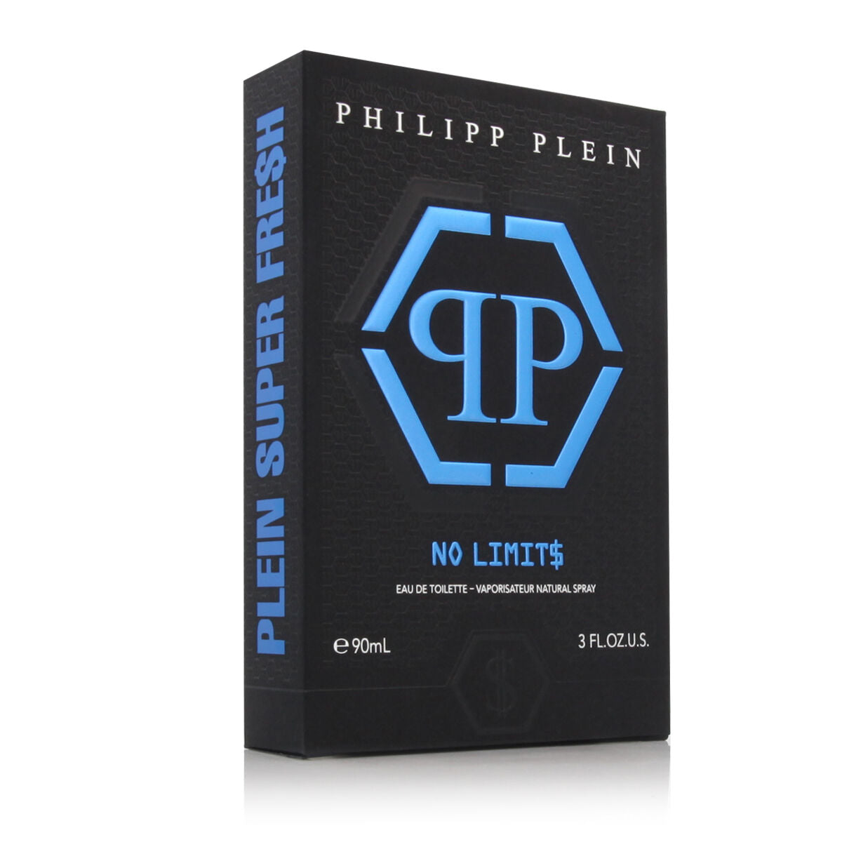 Men's Perfume PHILIPP PLEIN No Limit$ Super Fre$h for Men product packaging