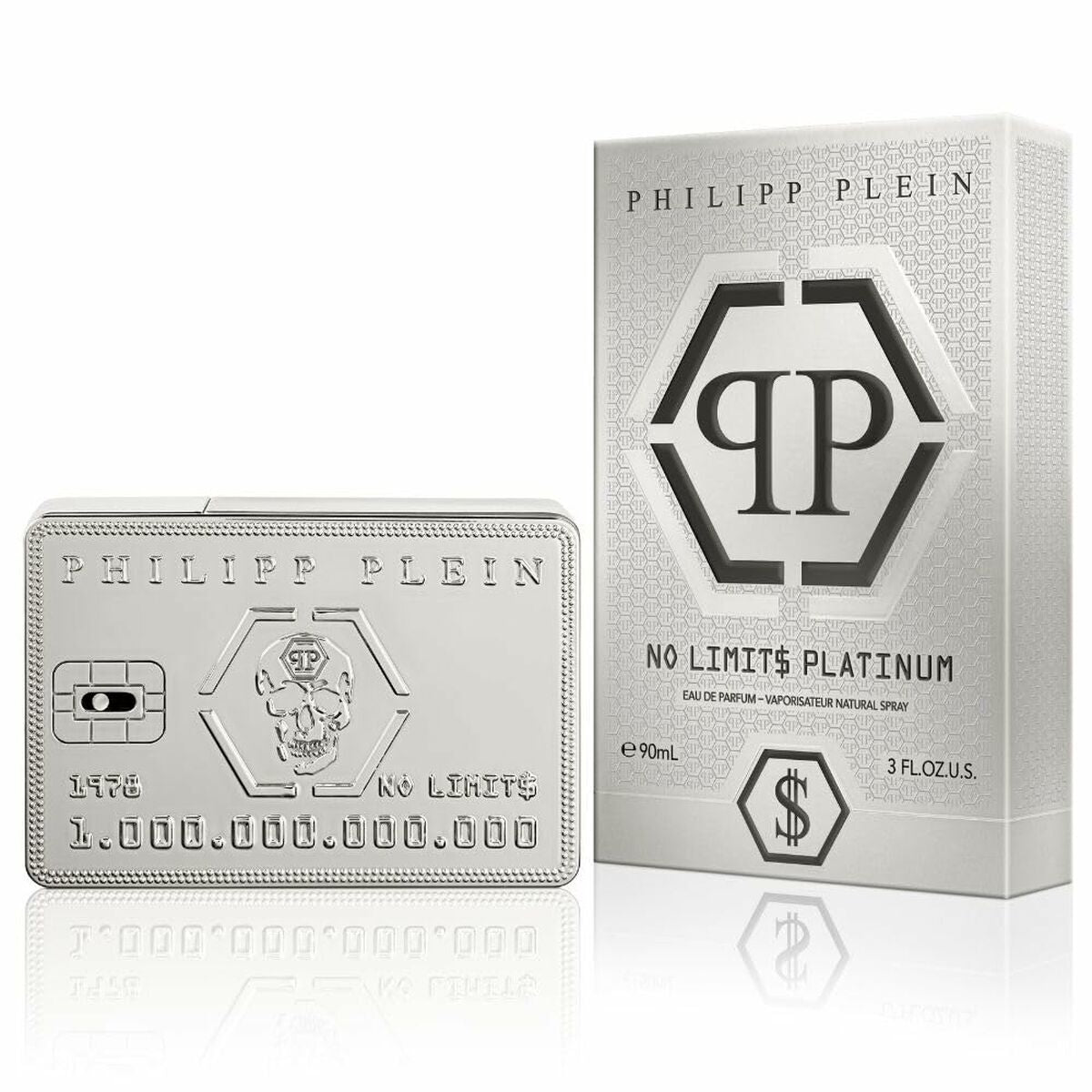 Men's Perfume PHILIPP PLEIN NO LIMITS 90 ml for Men product packaging