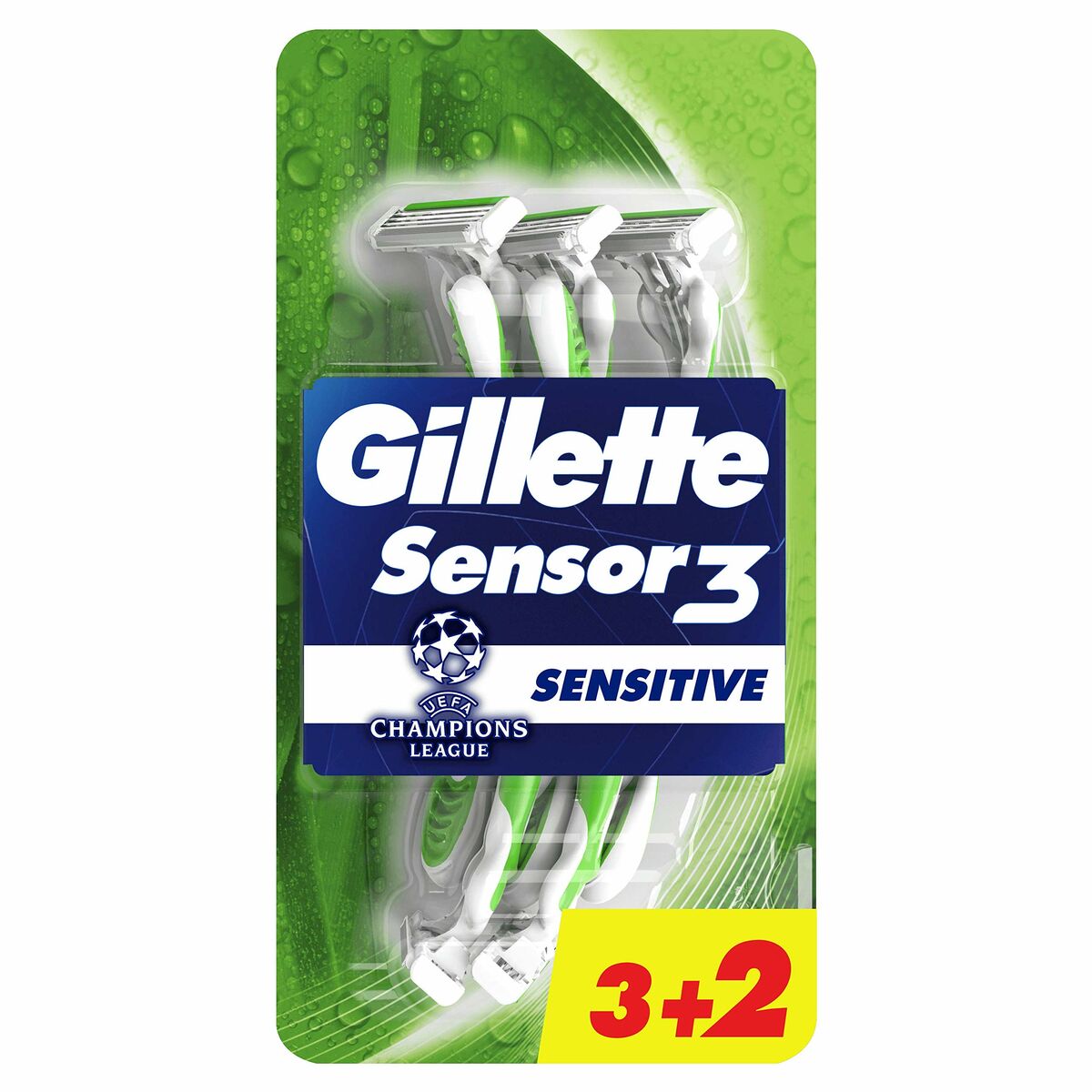 Disposable Razor Gillette SENSOR (5 Units) product packaging