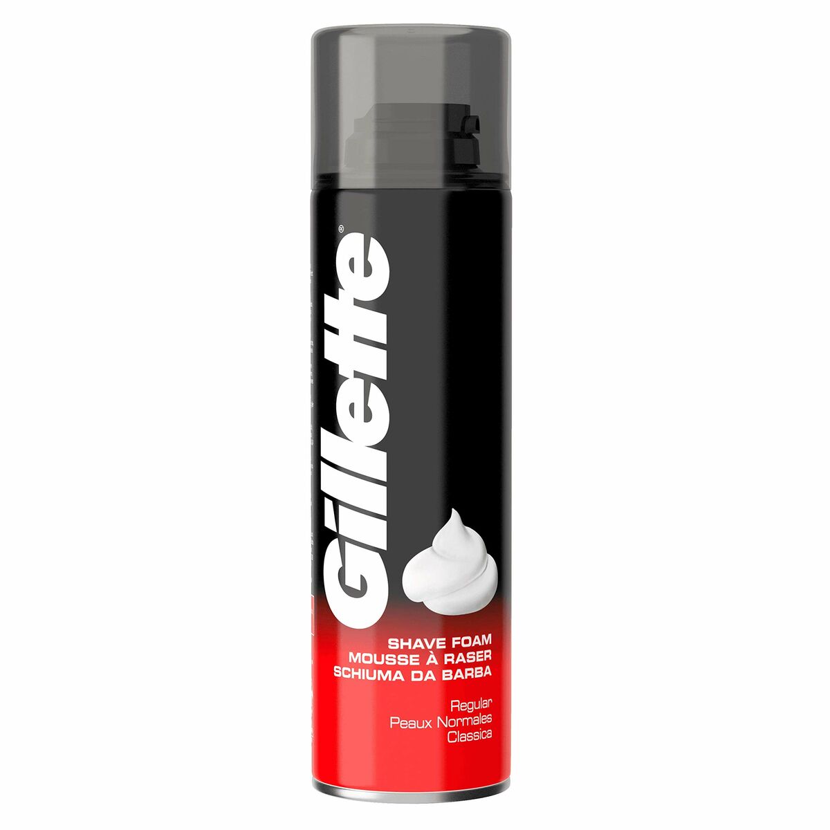 Shaving Foam Gillette GSFR 200 ml for Men product packaging