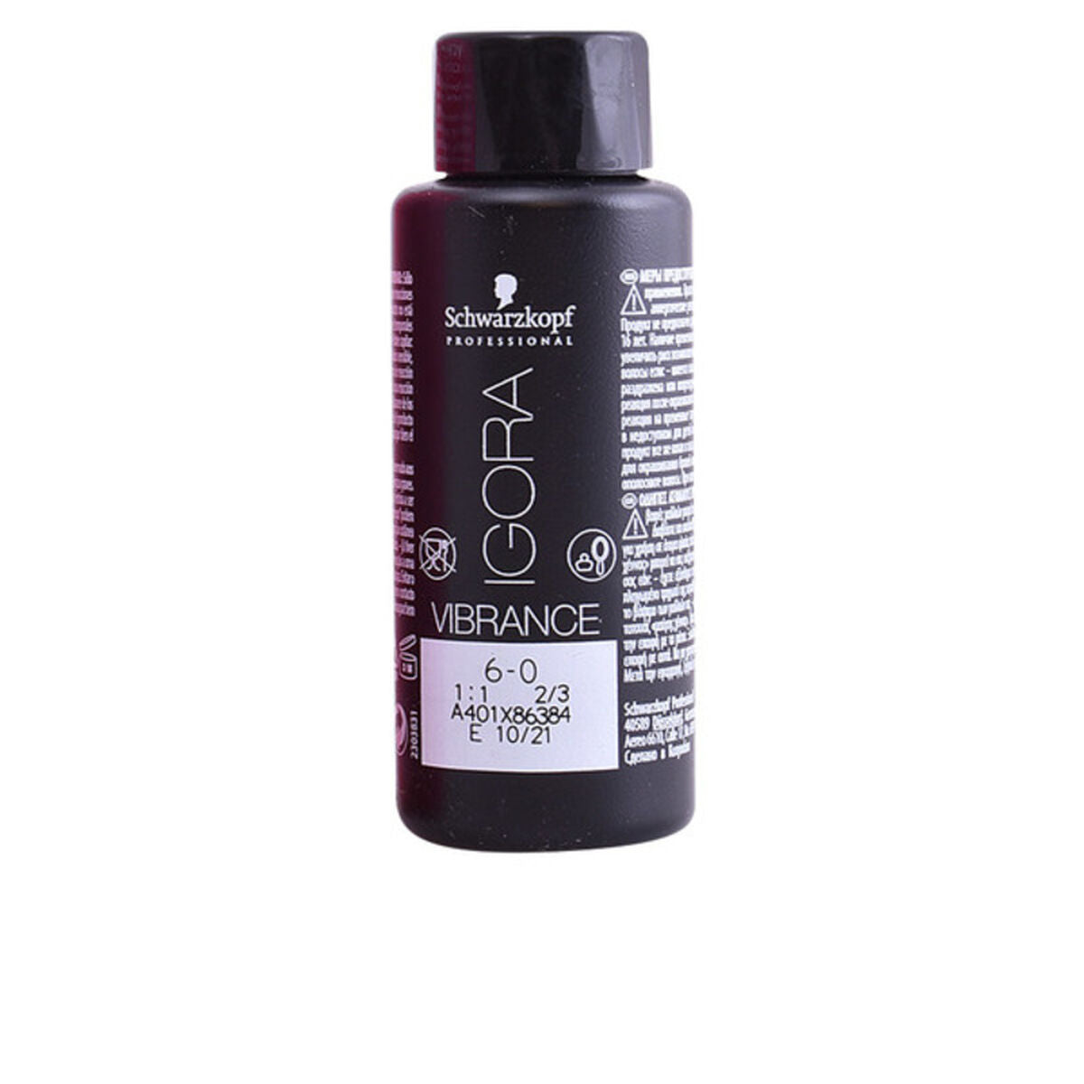 Semi-permanent Colourant Schwarzkopf Igora Vibrance Nº 6-0 ml 60 ml for Women product packaging
