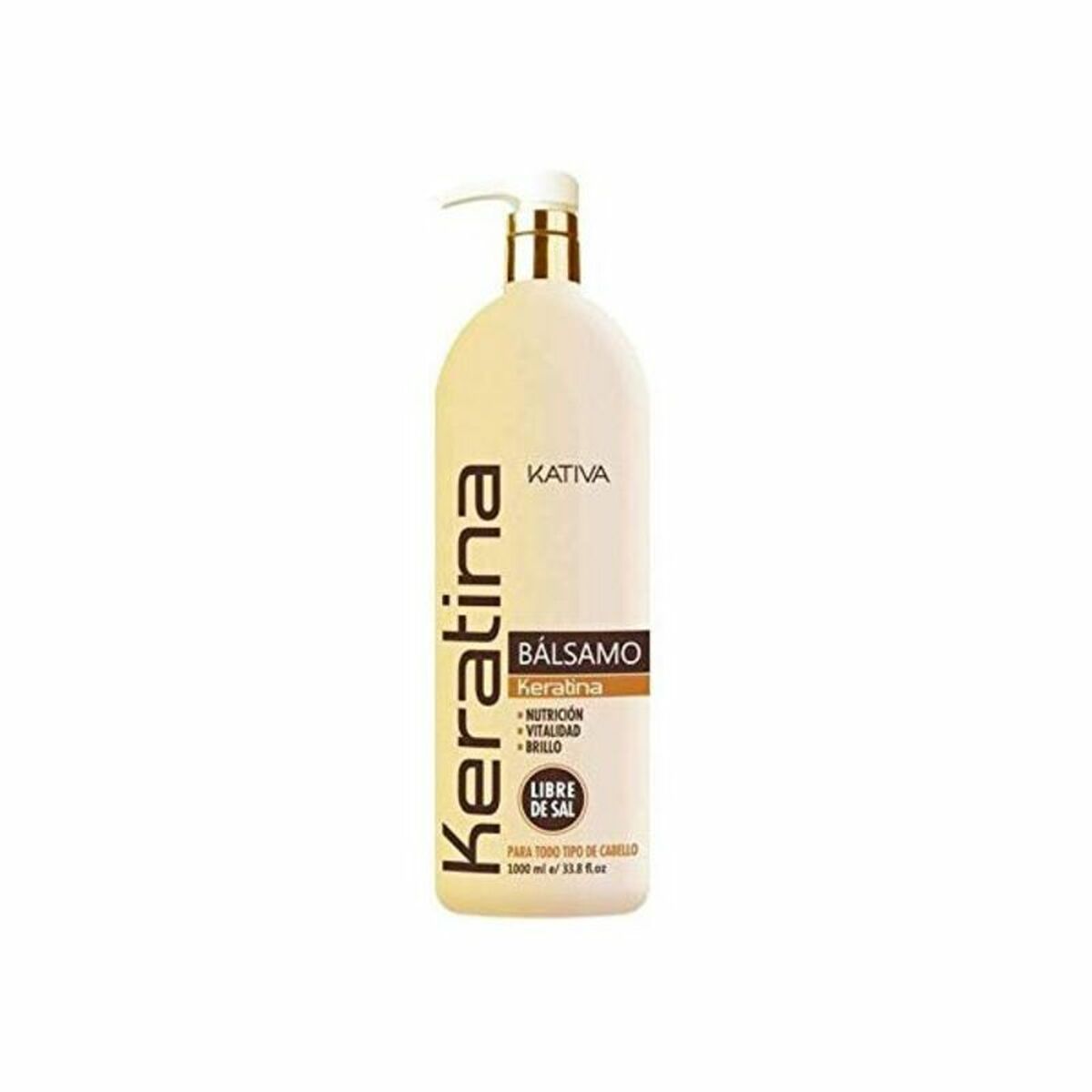 Repairing Conditioner Keratina Kativa P9001294 Balsam 1 L conditioner bottle