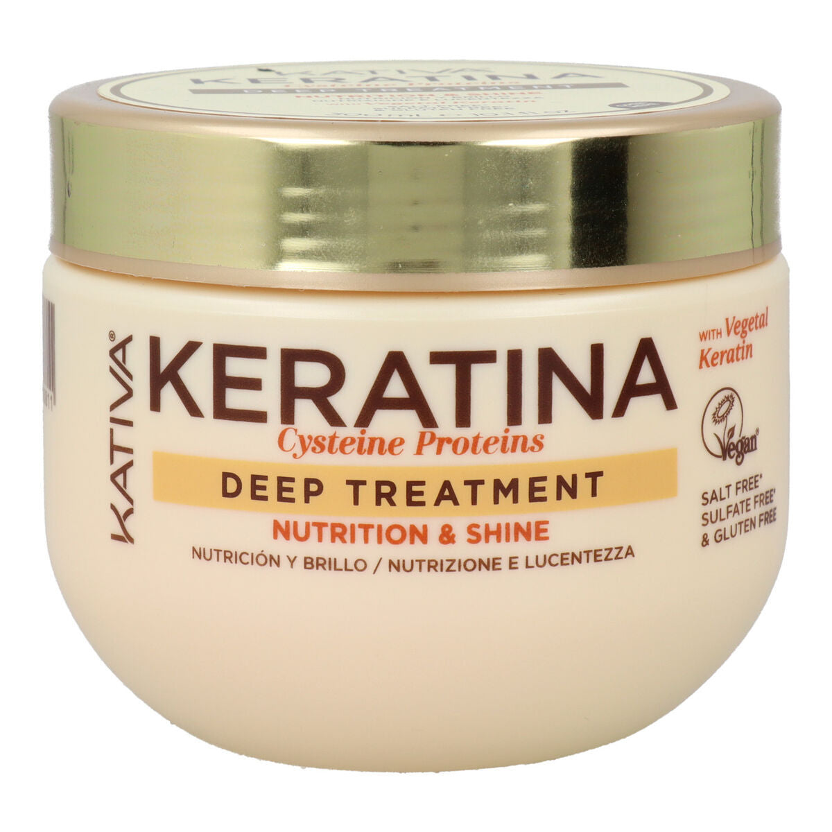 Nourishing Hair Mask Kativa Keratina Deep 300 ml for Women hair mask packaging