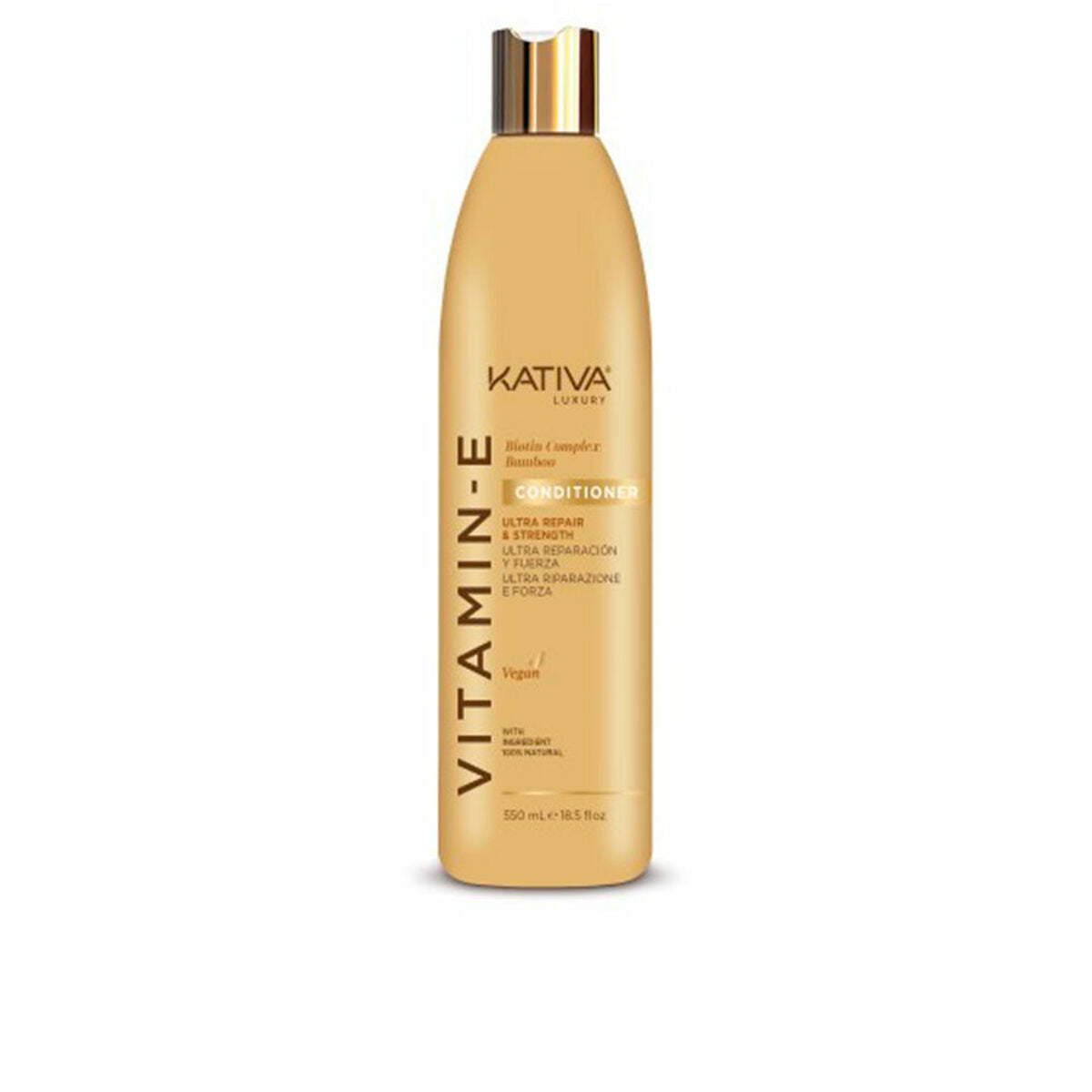 Repairing Conditioner Kativa Vitamina E 550 ml Vitamin E for Women conditioner bottle