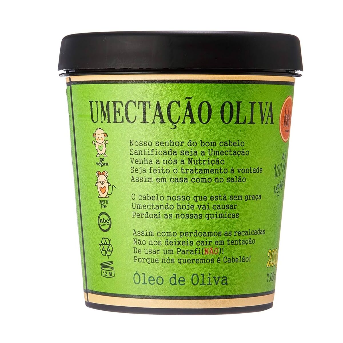 Hair Mask Lola Cosmetics Olive 200 g hair mask packaging